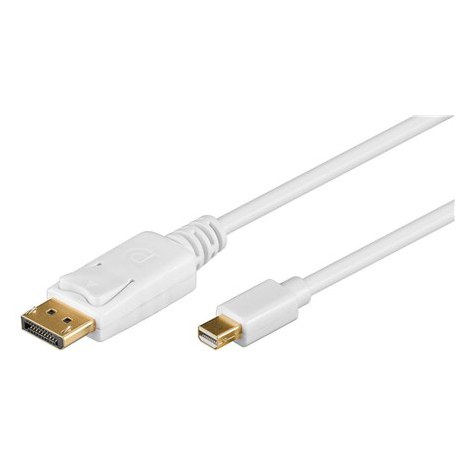 Goobay | DisplayPort cable | Male | Mini DisplayPort | Male | 20 pin DisplayPort | 2 m | White